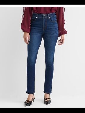 LOFT Dark Blue Skinny Jeans